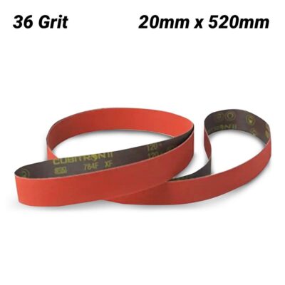 3M 7012879603 (AC019428765) 20mm x 520mm Cubitron II 784F 36 Grit Belt