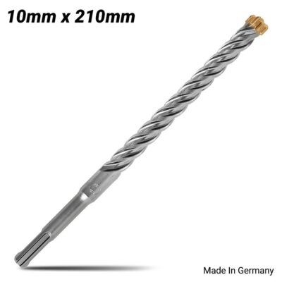 Xtorque X102104 Platinum SDS PLUS 10mm x 210mm Platinum 4 Cutter Drill Bit - MADE IN GERMANY