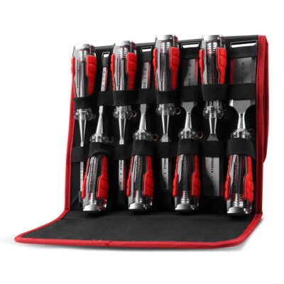 Xtorque XTOTTCS8 Go-Thru Steel Core 8pce Chisel Set