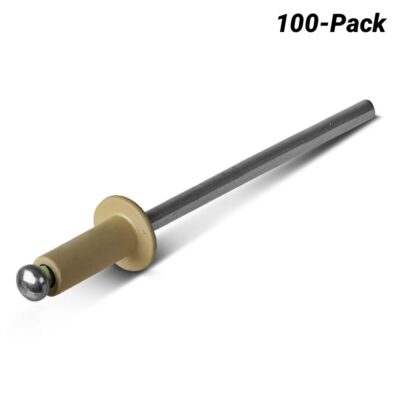 Apex AS-4-3-EH-HP 100-Pack 3.2mm x 8.6mm Aluminium/Steel Evening Haze Rivet
