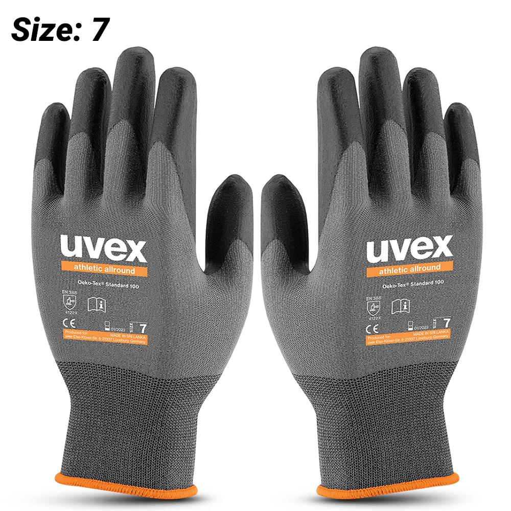 Uvex 6002807 Athletic Allround Foam NBR Gloves (SIZE 7)