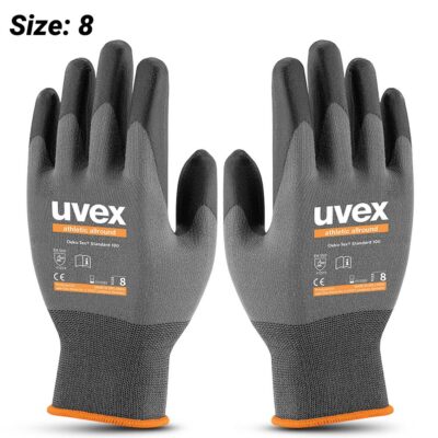 Uvex 6002808 Athletic Allround Foam NBR Gloves (SIZE 8)