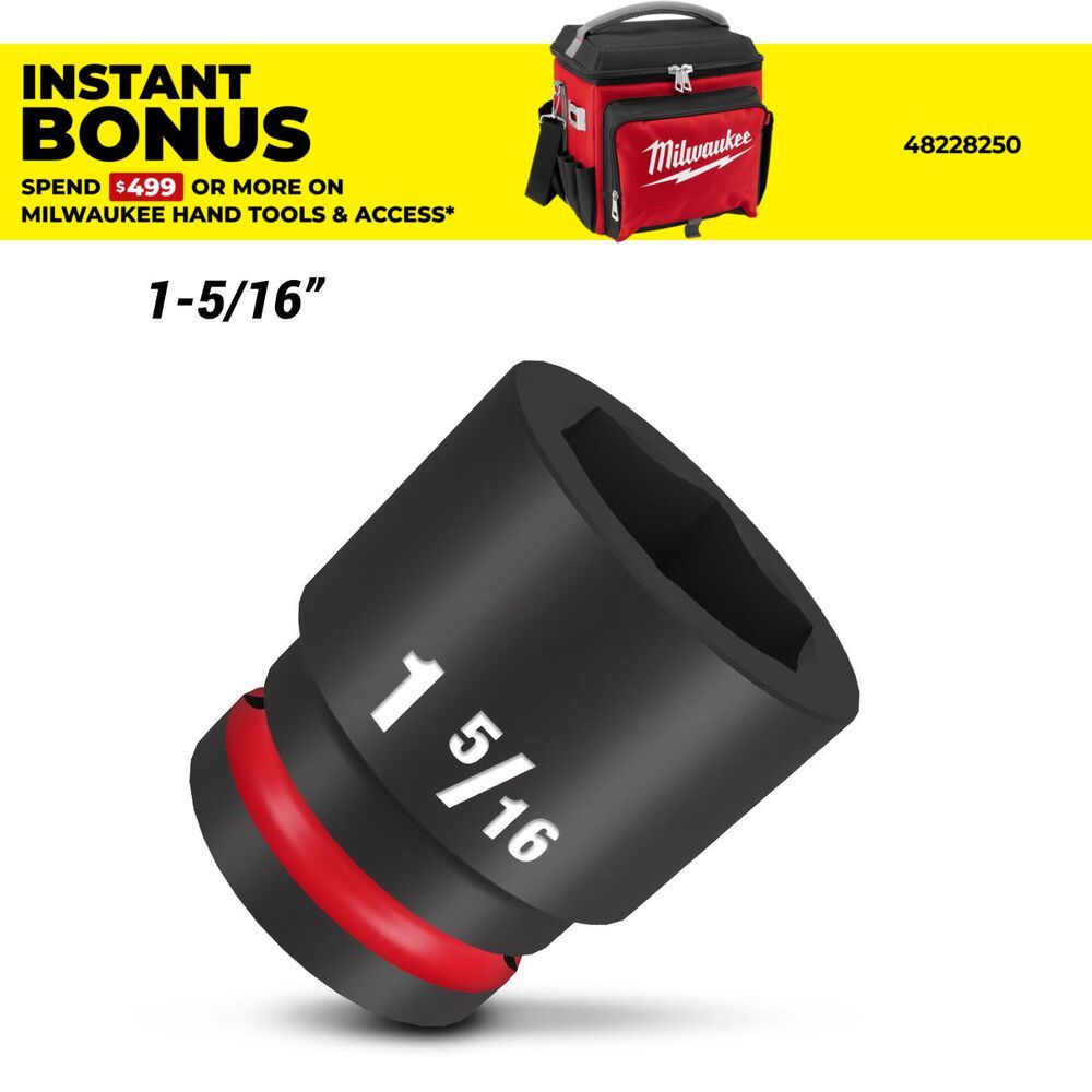 Milwaukee 49666312 3/4" Drive 1-5/16" SAE Shockwave Impact Socket
