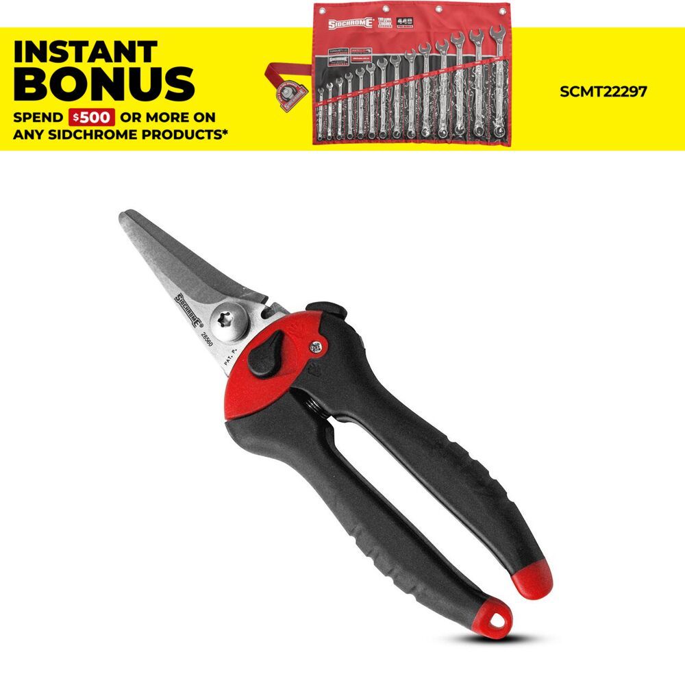 Sidchrome SCMT28560 200mm Universal Straight Shears