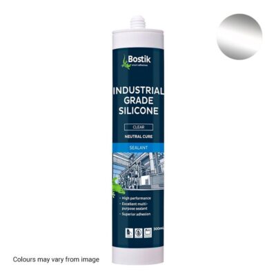 Bostik 30840117 300ml Industrial Grade Silicone - Clear
