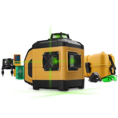 CPI CPI3DG Industrial 360° Green Beam 3-Plane Levelling & Alignment Rechargeable Laser Level Kit