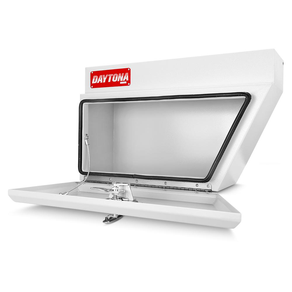 Daytona BURW600 1.5mm RIGHT 600mm x 200mm x 420mm Steel Underbody / Under Tray White Tool Box
