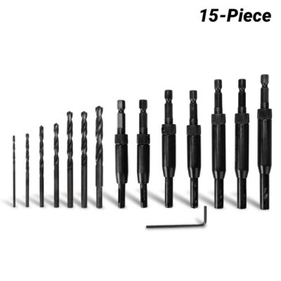 Xtorque XCEB15 15pce Self Centering Drill Bit Set