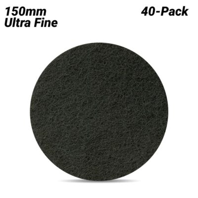 3M 61500118148-40PK 40-Pack 150mm (6") Scotch-Brite Ultra Fine Clean & Finish Disc