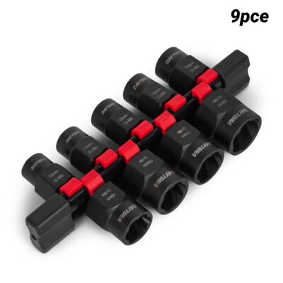 Daytona XES9 9pce 3/8" Drive 10-19mm Spiral Damaged Bolt & Nut Extractor Set