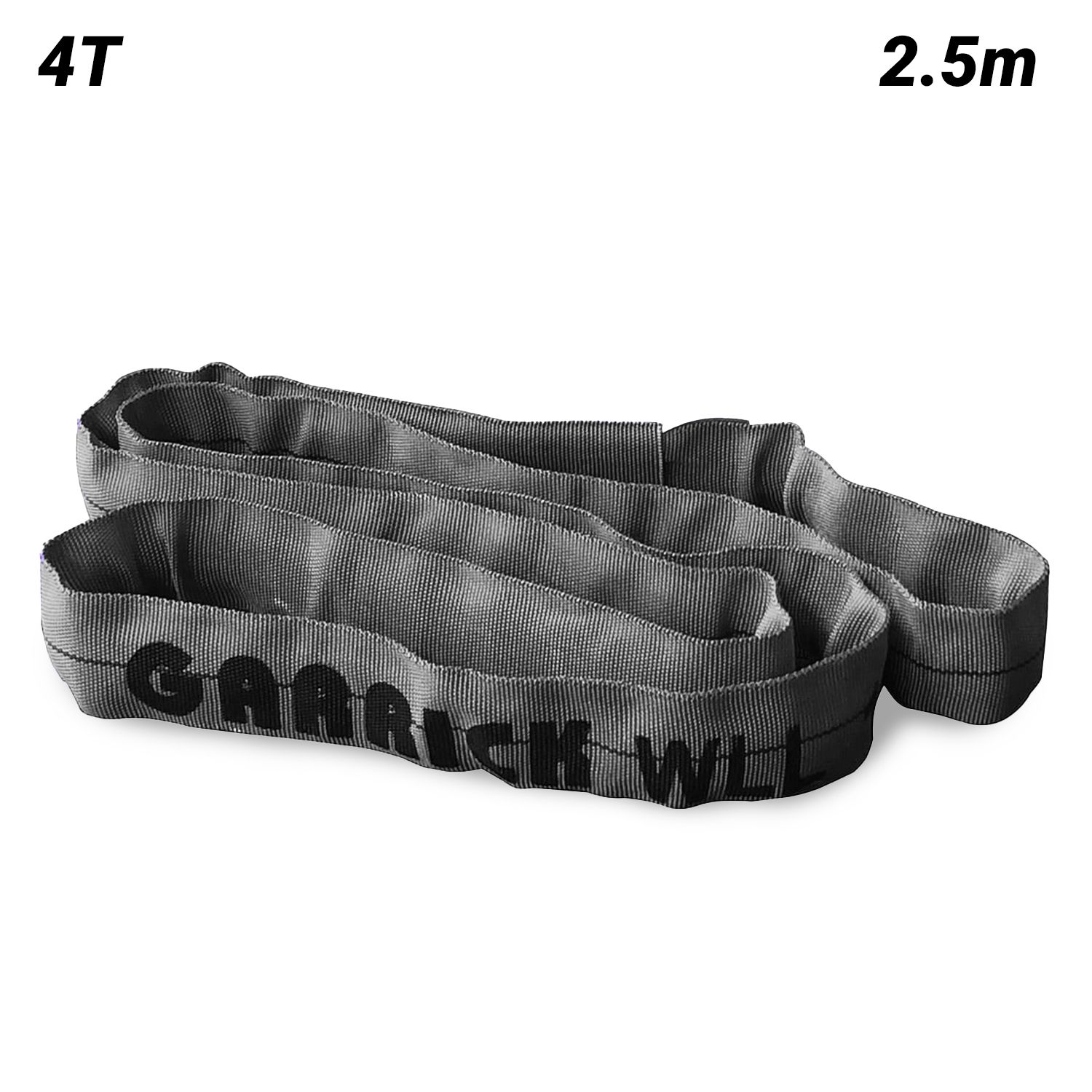 Garrick GRS4T2.5M 4T 2.5m Round Sling - Grey