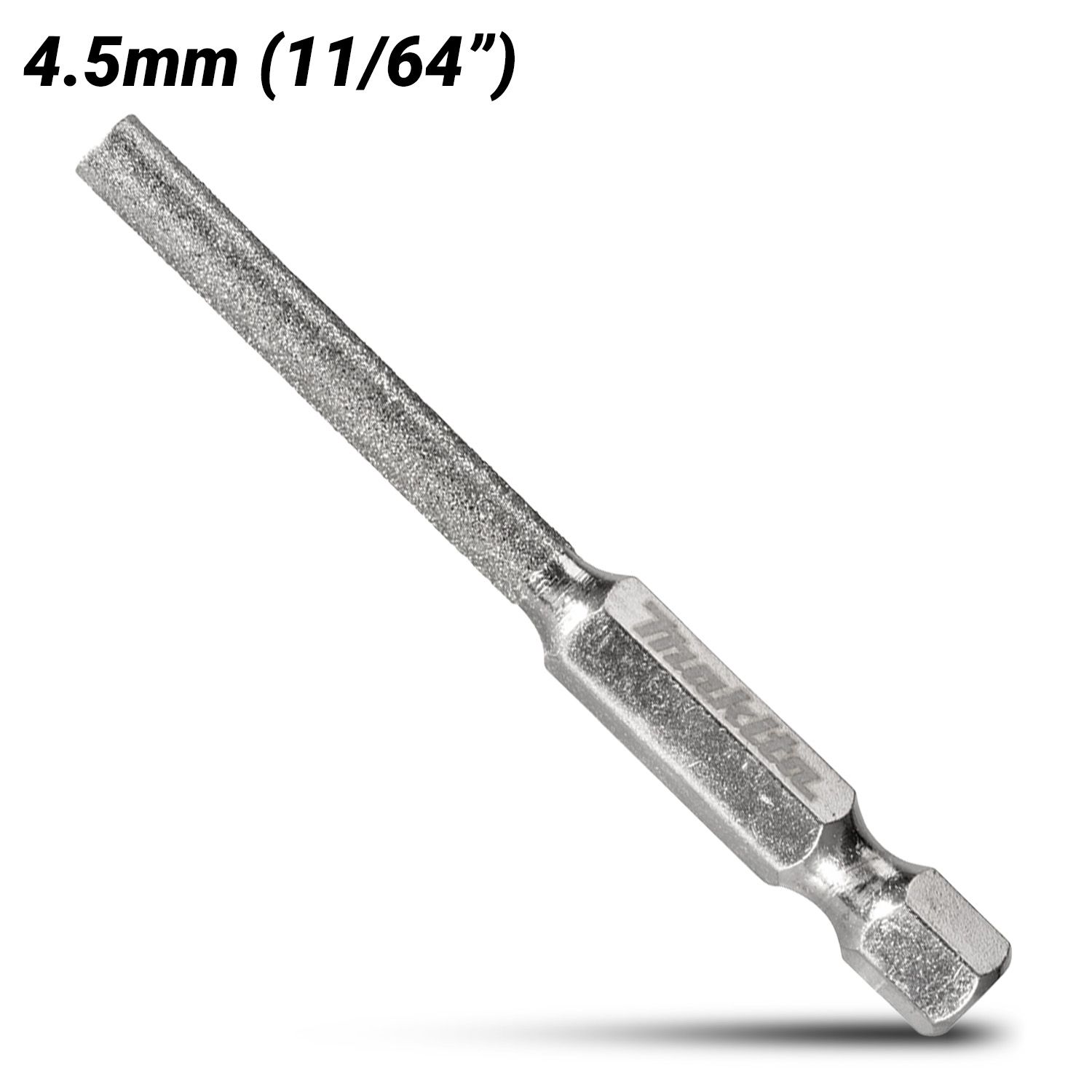 Makita D-73754 4.5mm (11/64") 1/4" Hex Round Diamond File