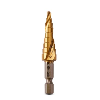 Xtorque X412SD 4mm - 12mm Metric M2 HSS Spiral Flute Step Drill
