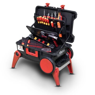 Wiha 45734 XXL4 Electricians Rolling Tool Case c/w 80 tools