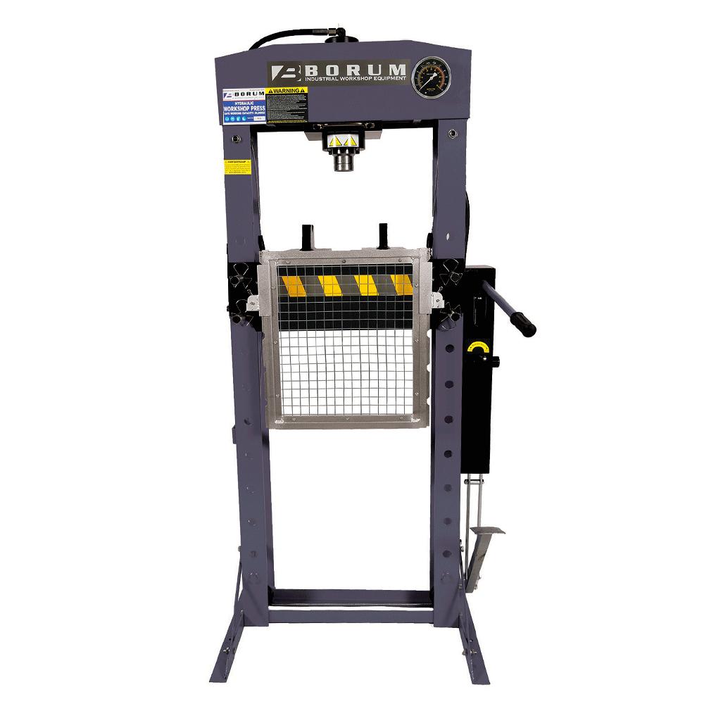 Borum BHSP20T 20,000kg Hydraulic Workshop Press