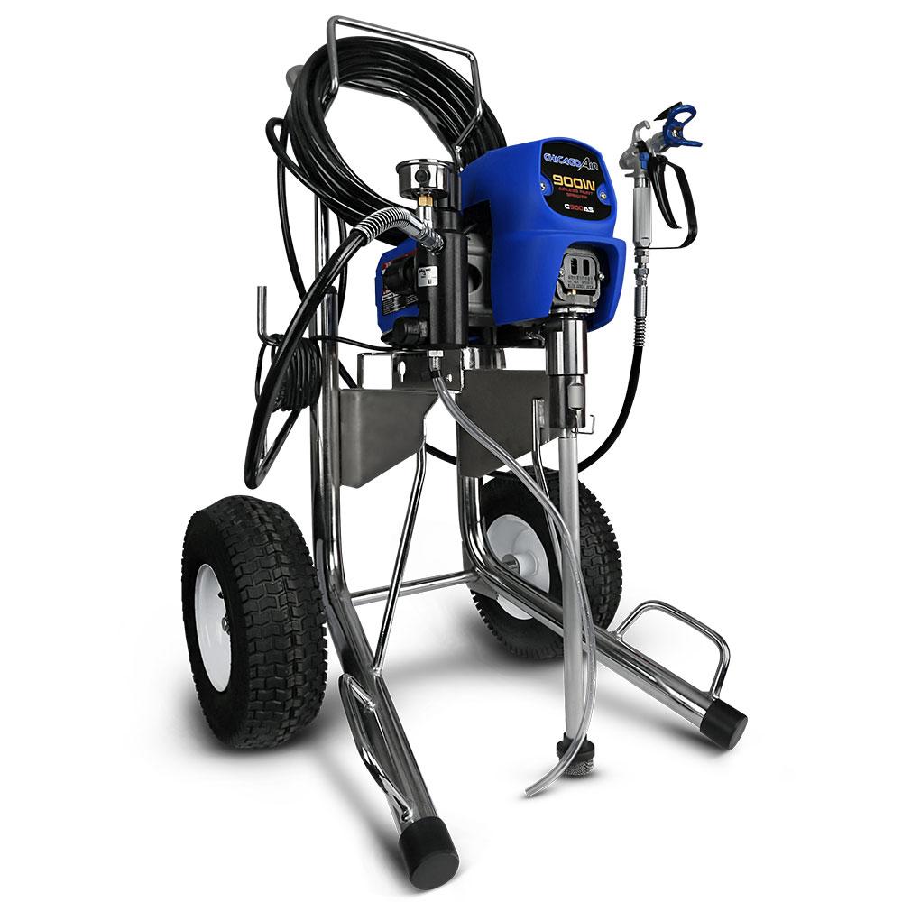 Chicago Air C900AS 900W Airless Paint Sprayer With 15m Hose