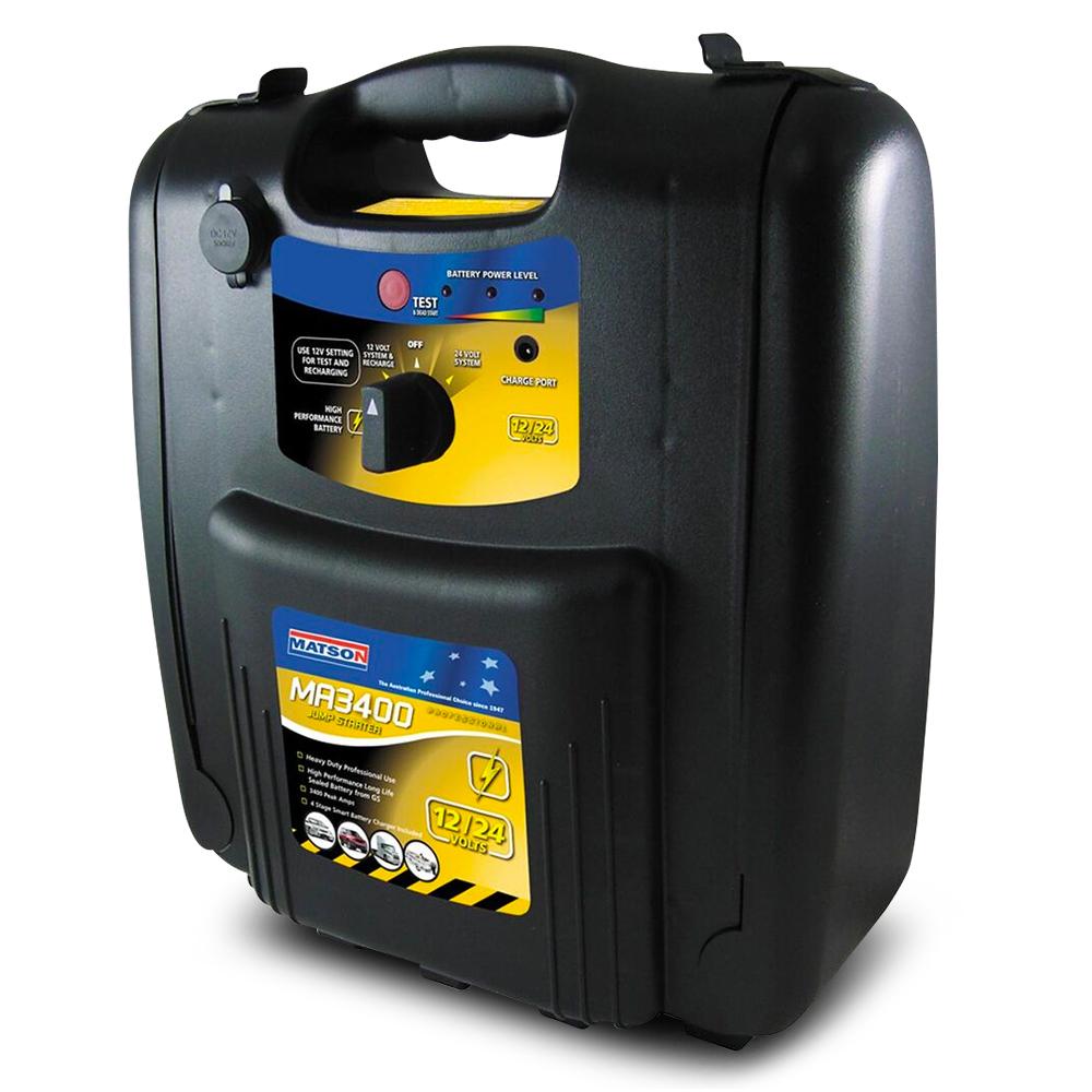 Matson MA3400 12V/ 24V Heavy Duty Jump Starter