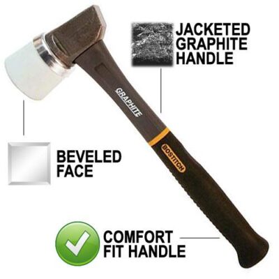 Bostitch HFM-3 45oz (1.27kg) Graphite Hardwood Flooring Mallet