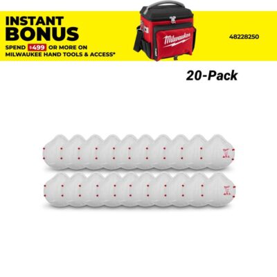 Milwaukee 48734035 20-Pack N95 Disposable Respirators