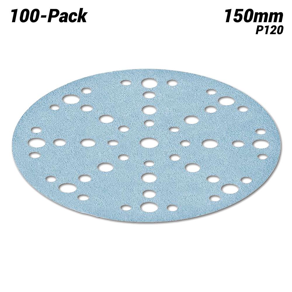 Festool STF D150/48 P120 GR/100 (575164) 100-Pack 150mm (6") 48 Hole P120 Grit Granat Abrasive Discs