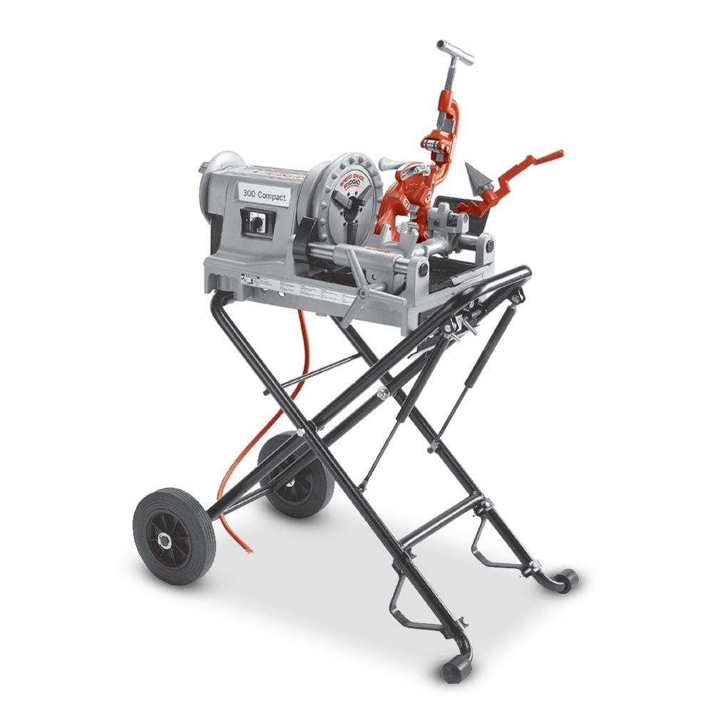 Ridgid 300 (58752) 3mm-50mm (1/8"-2") Model Compact Threading Machine