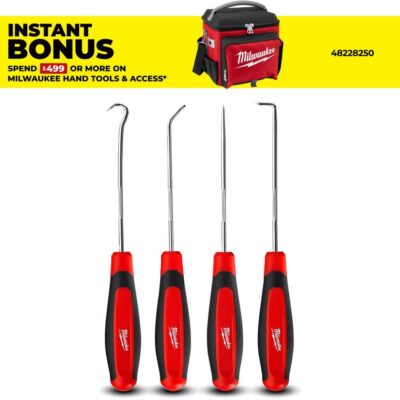 Milwaukee 48229215 4pce Hook & Pick Set