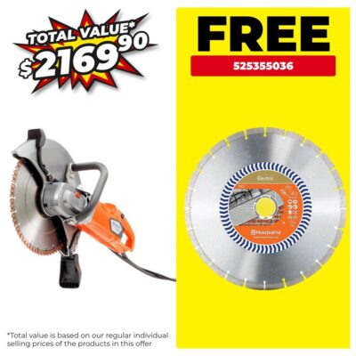 Husqvarna K4000 (9670844-01) Electric Concrete Saw