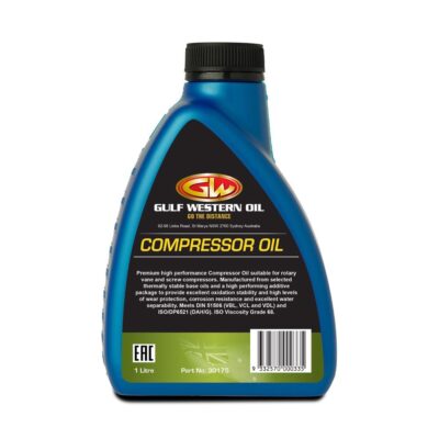 Gulf Western 30175 1L VG46/68/100 Compressor Oil