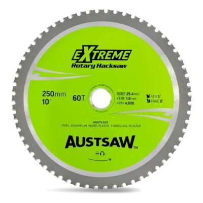 Austsaw RHS2502560 250mm x 25.4mm x 60T Rotary Hacksaw Circular Saw Blade