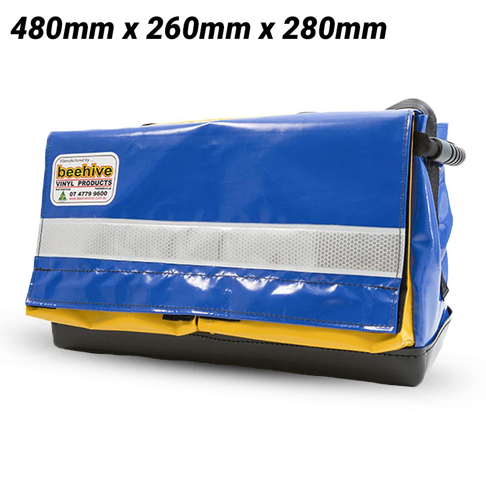Beehive Vinyl DBHMBRH 480mm x 260mm x 280mm Heavy Duty Double Base with Hard Moulded Base & Rubber Handled Toolbag