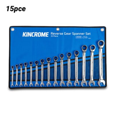 Kincrome K3015 15pce Metric Reversible Gear Spanner Set