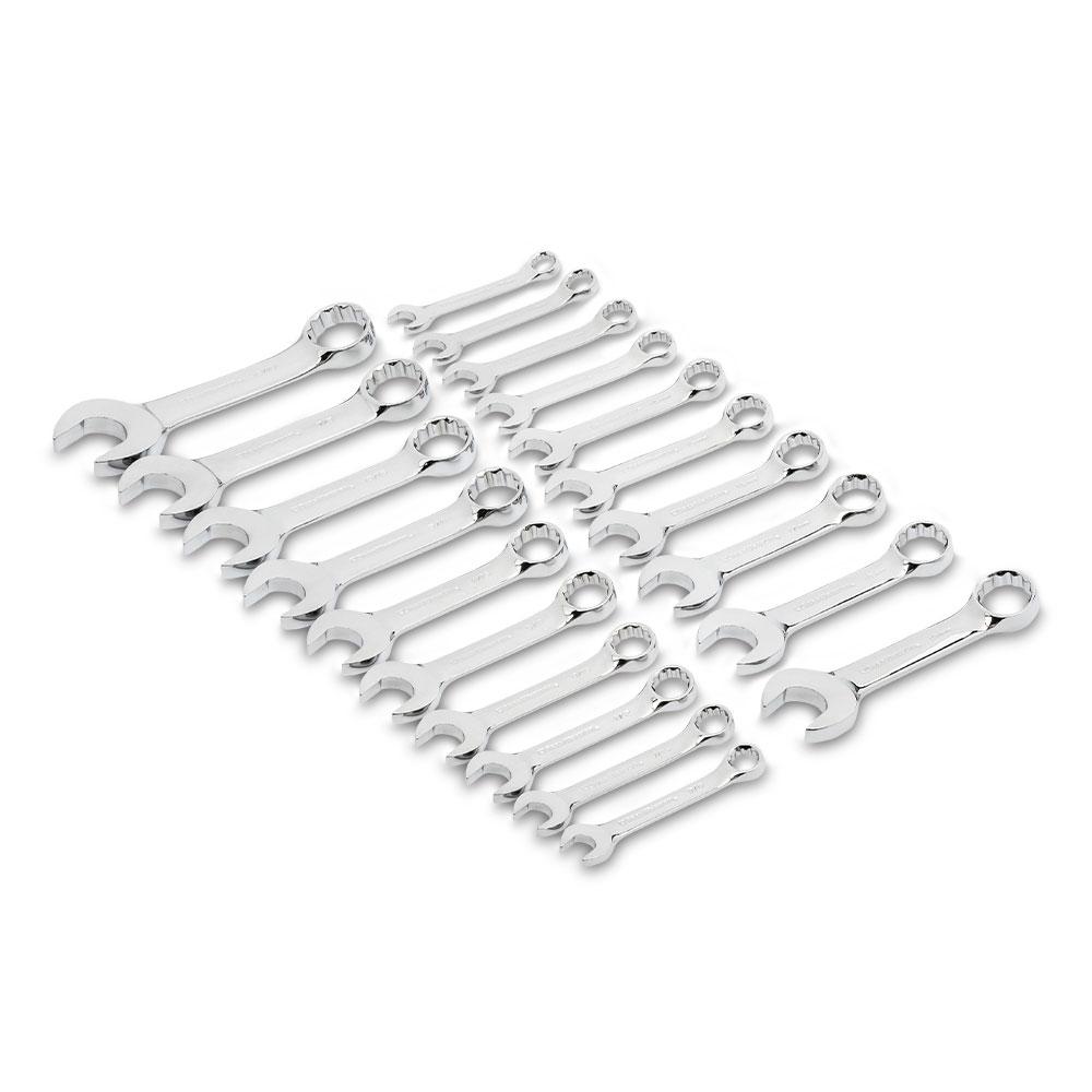 GEARWRENCH 81903 20pce 12 Point Stubby Combination SAE/Metric Wrench Set