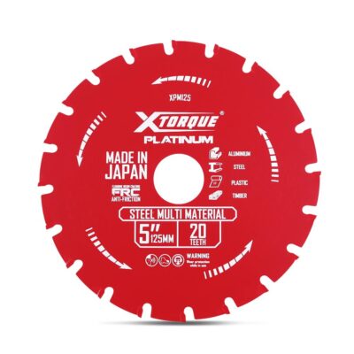 Xtorque XPM125 Platinum 125mm (5") 20-Teeth Multi Material Carbide Tipped Saw Blade - MADE IN JAPAN